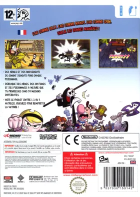 The Grim Adventures of Billy & Mandy box cover back